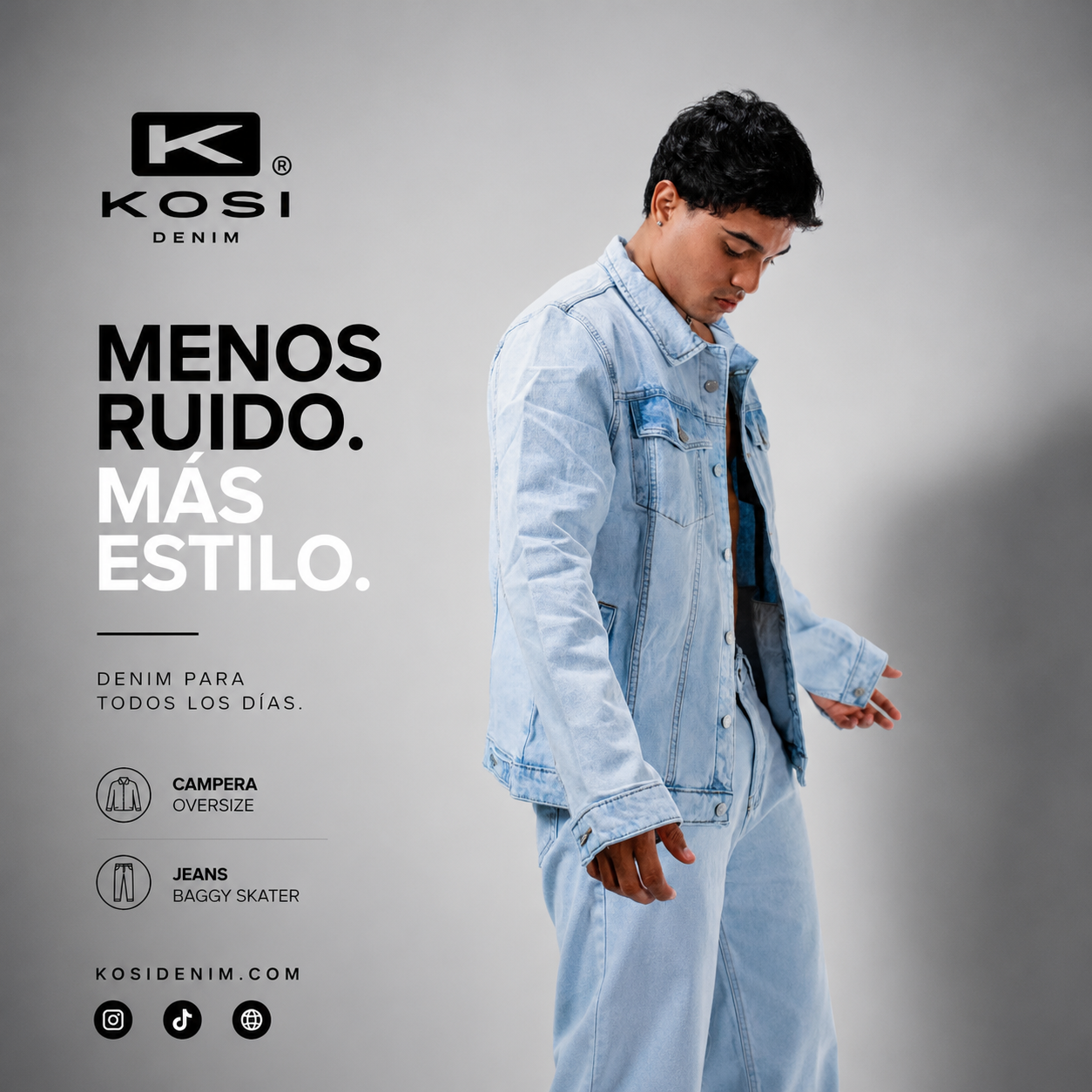 CAMPERA DENIM OVERSIZE – LIGHT BLUE